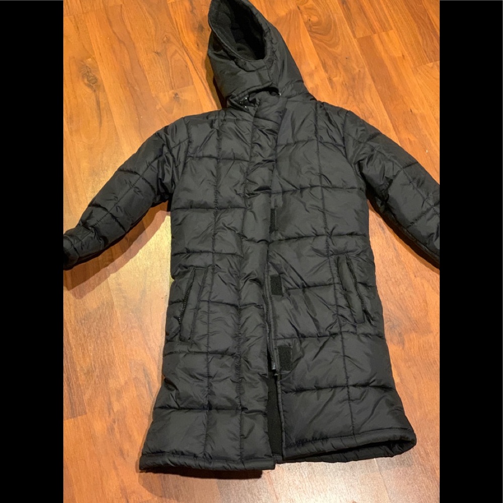 Northern Heights black puffer coat